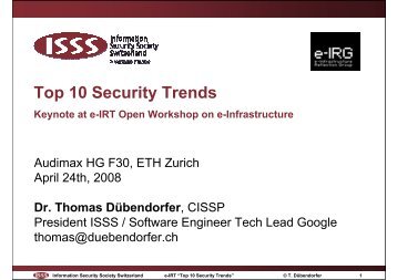 Top 10 Security Trends