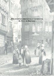 Bulletin Bretagne & vendÃ©e - Anne Lamort Livres Anciens