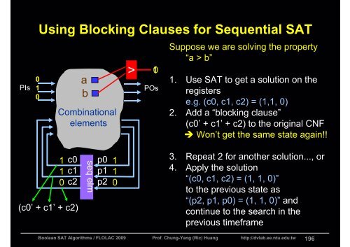 Boolean Satisfiability (SAT) Algorithms