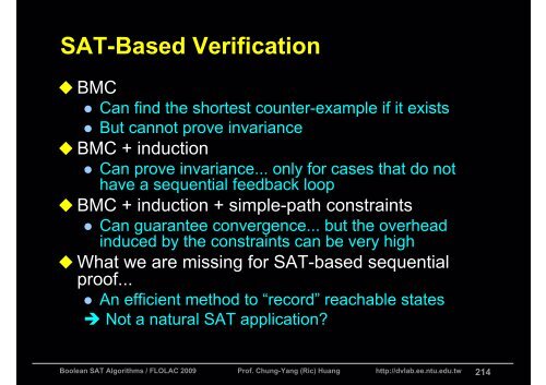 Boolean Satisfiability (SAT) Algorithms