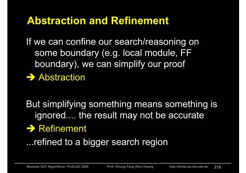 Boolean Satisfiability (SAT) Algorithms