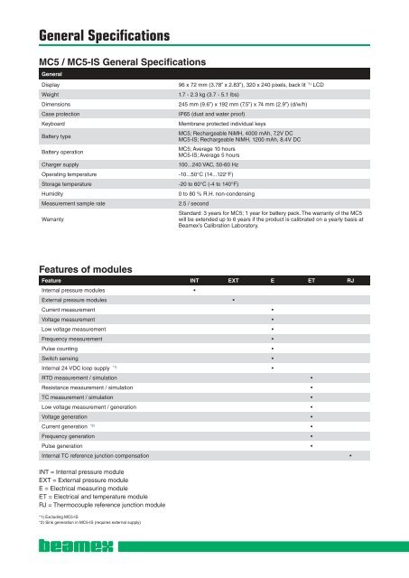 All you need for field calibration. - INCAL Instrumentos