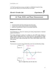 AC Peak, RMS, and Phase Measurement