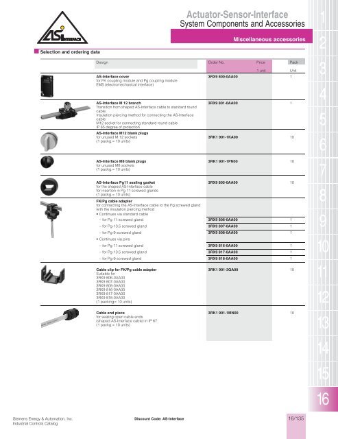 Miscellaneous Accessories - Siemens