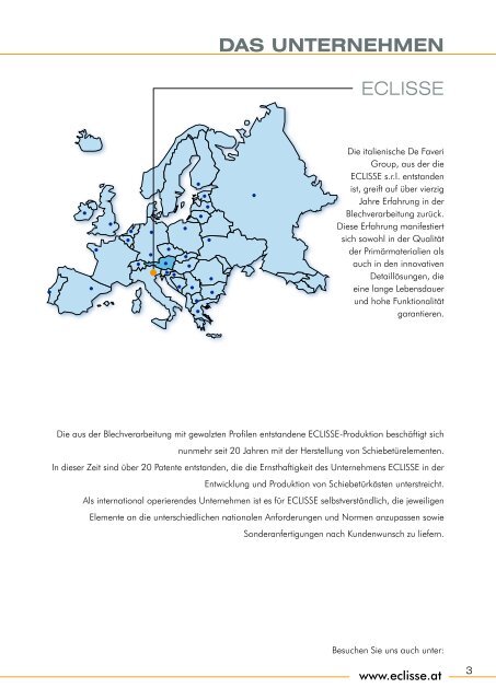 Einbauelemente für Schiebetüren - Eclisse