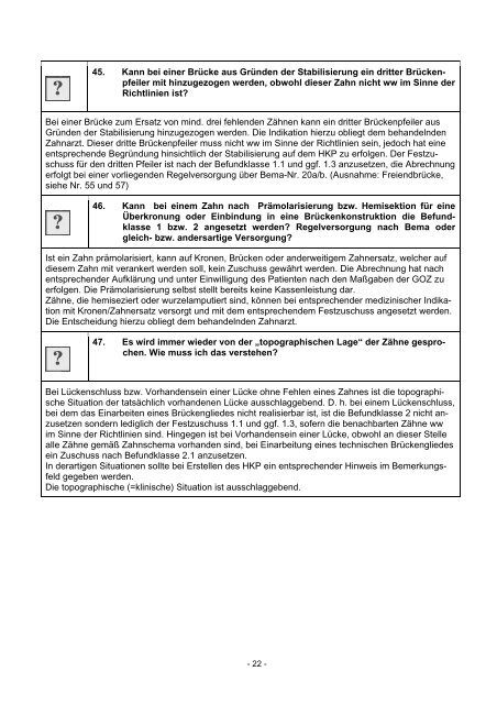 festzuschüsse zahnersatz - Kassenzahnärztliche Vereinigung Land ...