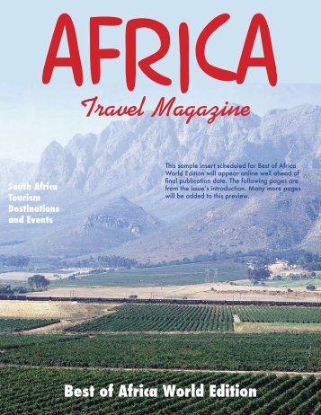 Travel Magazine - air highways - magazine of open skies, world ...