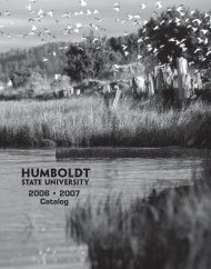 2006-07 Academic Year - Humboldt State University