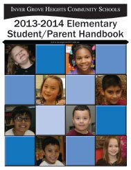 2012-2013 Elementary Student/Parent Handbook - Inver Grove ...