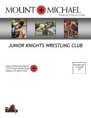 junior knights wrestling club - Mount Michael Benedictine School