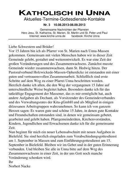 Katholisch in Unna 10.08. - 08.09.2013.pdf - Pastoralverbund Unna