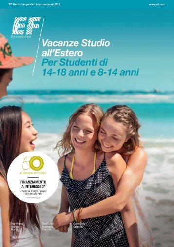 Vacanze Studio all’Estero Per Studenti di 14-18 anni e 8-14 anni