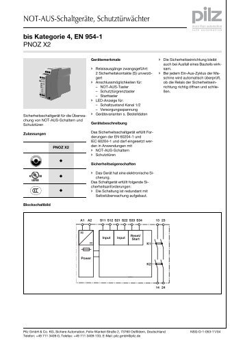 NOT-AUS-Schaltgeräte, Schutztürwächter - IBB-Böhm GmbH