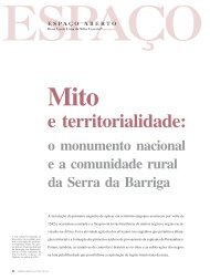 e territorialidade: - Ibase