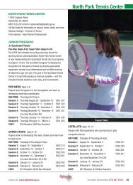 North Park Tennis Center - City of Alpharetta