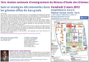 Suivi et stratÃ©gies dÃ©cisionnelles dans les gliomes diffus de bas ...