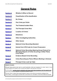 Home Office Counting Rules for Recorded Crime General Rules 2010