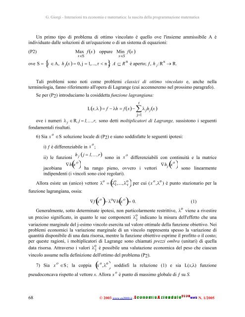 Leggi - Economia Aziendale Online - UniversitÃ  degli studi di Pavia