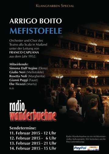 Arrigo Boito - Mefistofele