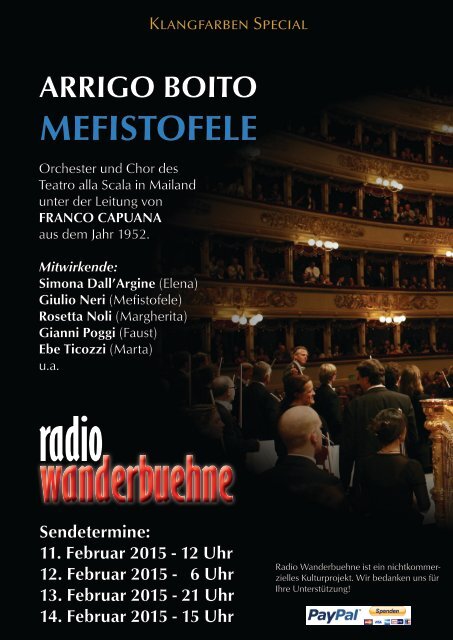Arrigo Boito - Mefistofele