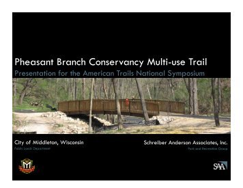Pheasant Branch Conservancy Multi-use Trail