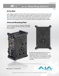 Ki Pro Mini Mounting Options - Aja