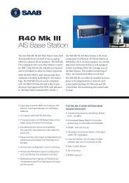 R40 Mk III AIS Base Station - Saab