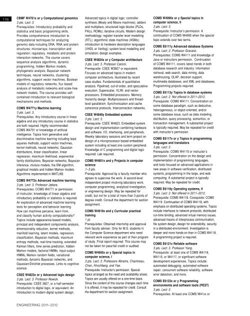 2011-2012 Bulletin â PDF - SEAS Bulletin - Columbia University