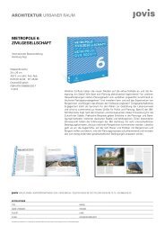 architektur urbaner raum metropole 6: zivilgesellschaft - Jovis Verlag