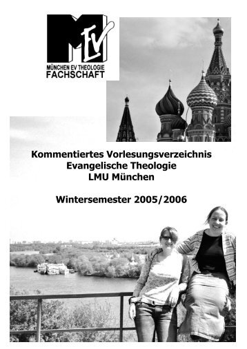 Wintersemester 2005/06 - Fachschaft evangelische Theologie