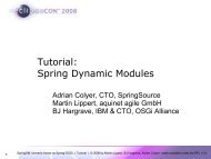 Spring Dynamic Modules - Martin Lippert