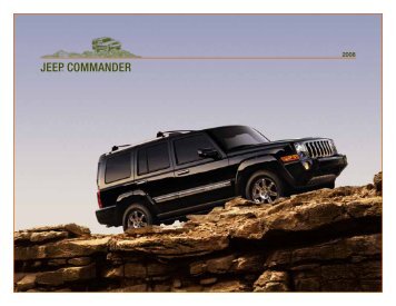 2008 JeepÃ‚Â® Commander - PHC Motors