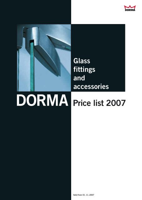 Glass Fittings And Accessories