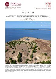MOZIA 2011 - Missione Archeologica a Mozia