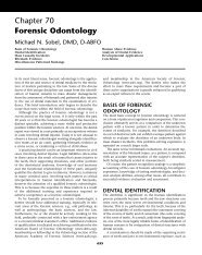 Ch70-Forensic Odontology.pdf - Legal Medicine and Medical Ethics ...