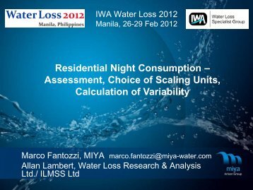 Residential Night Consumption - Iwa-waterloss.org