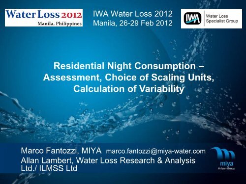 Residential Night Consumption - Iwa-waterloss.org