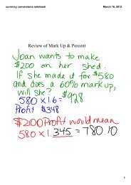 currency conversions.notebook - Grade 10 Math