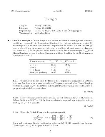 Übung 8 - EPR@ETH