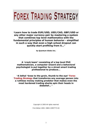 Forex trading formation