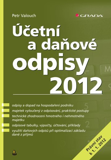 NahlÃ©dnout do ÃÄetnÃ­ a daÅovÃ© odpisy 2012