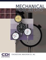 Chicago Dial Indicator Mechanical Gauges - Gaging.com