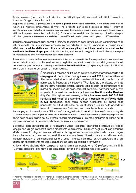 Rapporto annuale di monitoraggio della mobilitÃ  e del trasporto in ...