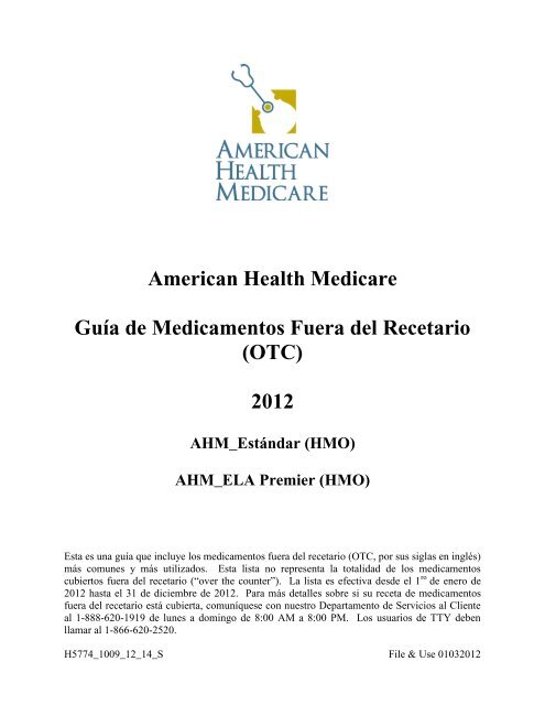 Otc American Health Medicare