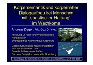 spastischer Haltung - Ãsterreichische Wachkoma Gesellschaft