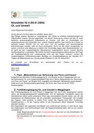 Newsletter Nr.4 (05.01.2004) OL und Umwelt - SOLV