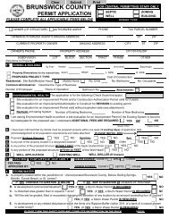 brunswick county permit application