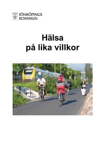 HÃ¤lsa pÃ¥ lika villkor - JÃ¶nkÃ¶pings kommun