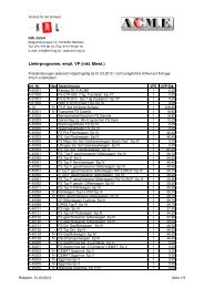 ACME Verkaufspreisliste 2012 - auf kml-log