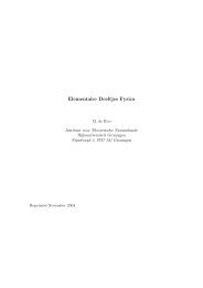 Elementaire Deeltjes Fysica - Rijksuniversiteit Groningen